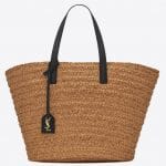 Panier Medium Bag in Raffia Natural