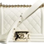 Chanel White Small Boy Bag - Prefall 2021