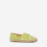 Dior Lime Toile De Jouy Granville Espadrille