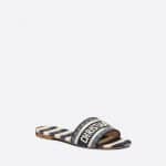 Dior New Deep Blue D Stripes Dway Slide