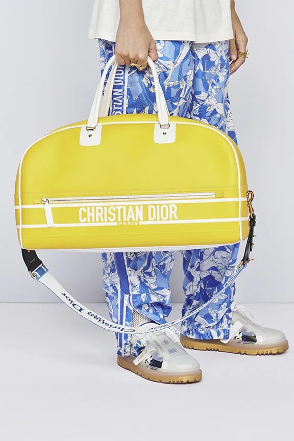 Sac cabas Dioriviera Cruise 2022 en toile bleu - Dior