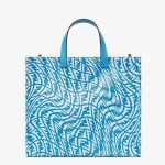 Fendi Blue FF Vertigo Shopper Bag