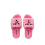 Prada Petal Pink Terry Cloth Slides