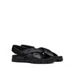Prada Sporty Quilted Nappa Leather Sandals