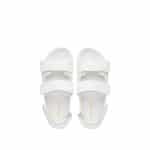 Prada White Padded Nappa Leather Sandals