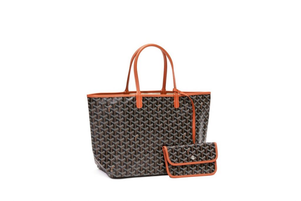 black and brown goyard tote