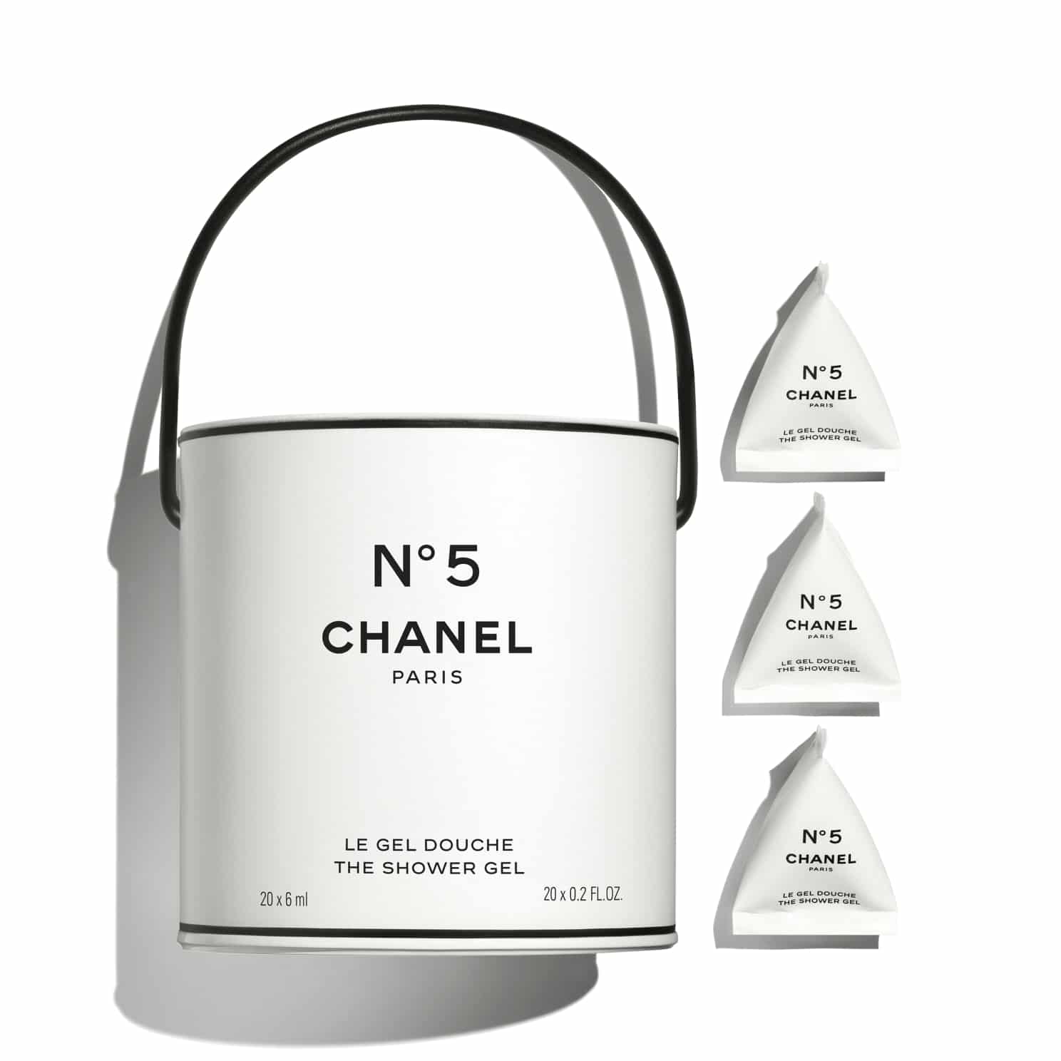 Chanel N5 Cambon 31 White Navy blue Cotton ref.242260 - Joli Closet