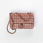 Chanel Pink, Black & Ruthenium Sequins Small Flap Bag