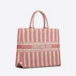 Dior Pink D-Stripes Book Tote