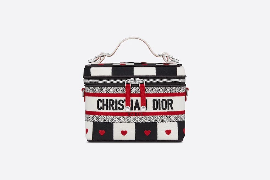 Christian Dior Red And White D-Royaume D'Amour Embroidery Book