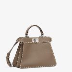 Fendi Gray Full Grain Peekaboo IseeU Small