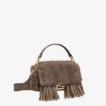 Fendi Gray Mink Baguette