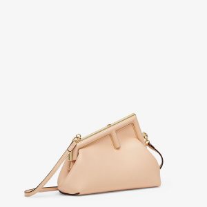 Fendi Pale Pink Nappa Leather First Small Bag