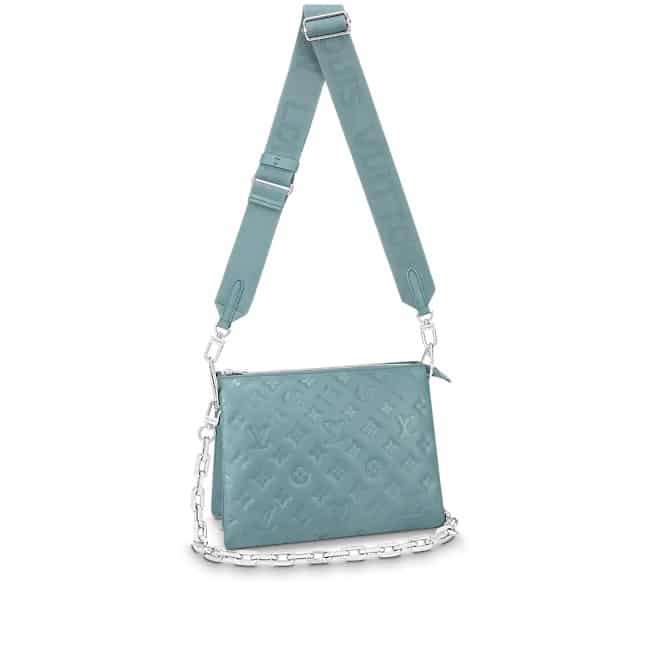 Louis Vuitton Alma BB Quilted Blue Glacier