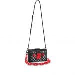 Louis Vuitton Black and Red Petite Malle