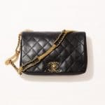 Chanel Large Flap Bag with Gold Metal Chain