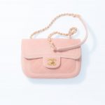Chanel Light Pink Velvet Mini Flap Bag