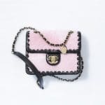 Chanel Mini Flap Bag Tweed Pink & Black