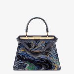 Blue Marbled Fendi Peekaboo Iseeu Medium