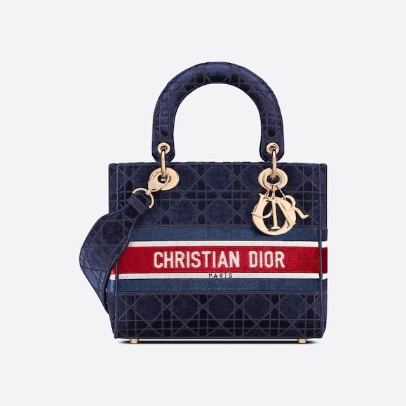 Christian Dior Crocodile Medium Lady Bag