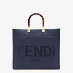 Dark Blue Medium Fendi Sunshine Bag