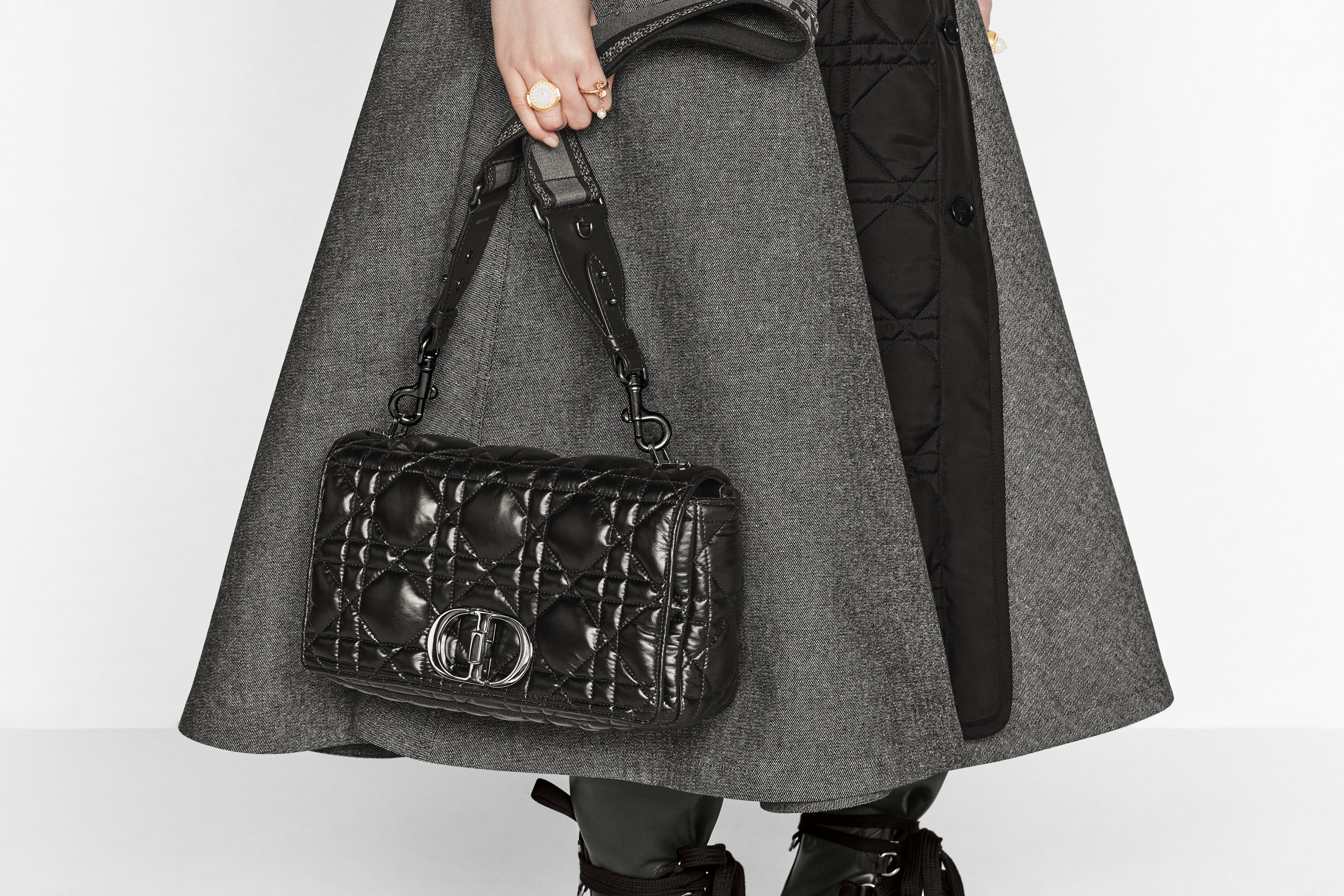 A handcrafted mystical dream in fabrics wraps the Dior Fall 2023 runway