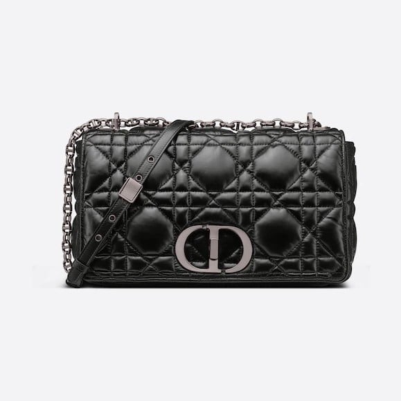 Dior Black Large Caro Bag