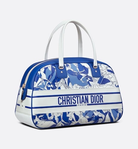 DIOR BLUE TROTTER BOWLER BAG – LYUU