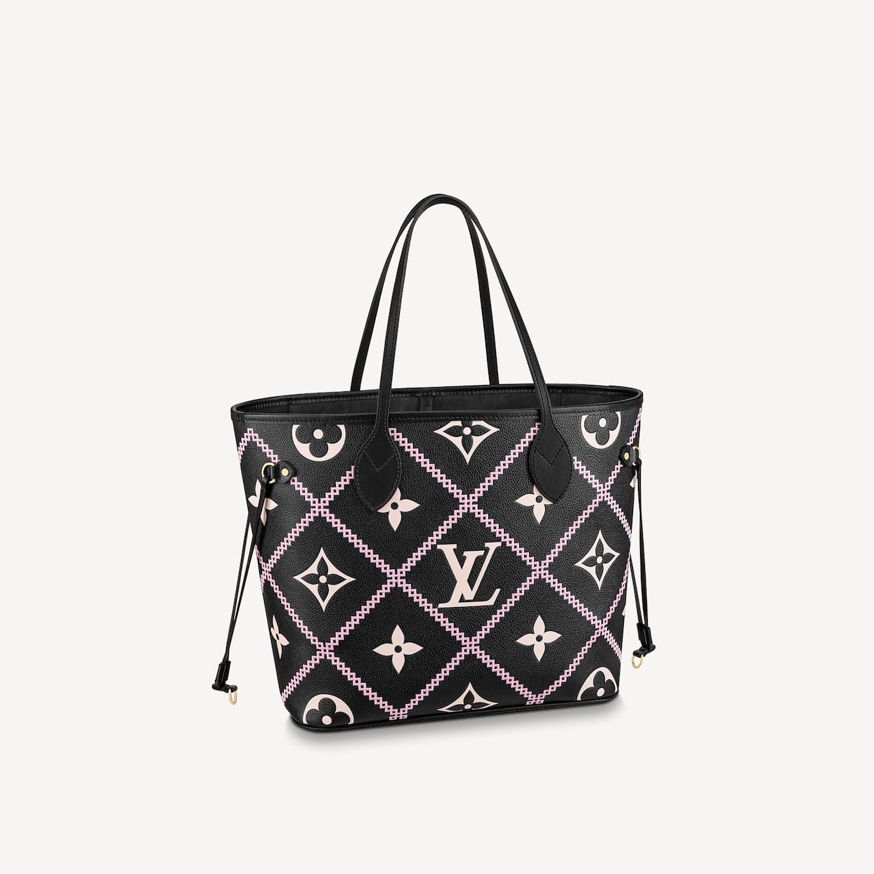 louis vuitton neverfull mm empreinte black