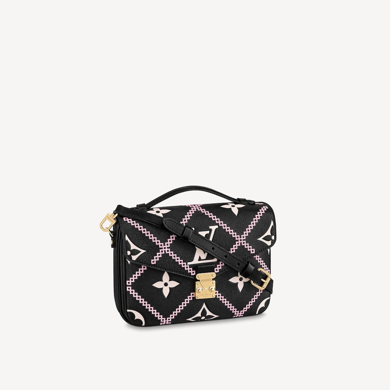 Pink Giant Monogram Empreinte Broderies Mini Pochette Accessories Gold  Hardware, 2022