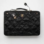 Chanel Black Nylon Large Travel Bag