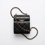 Chanel Black Small Box With Chain