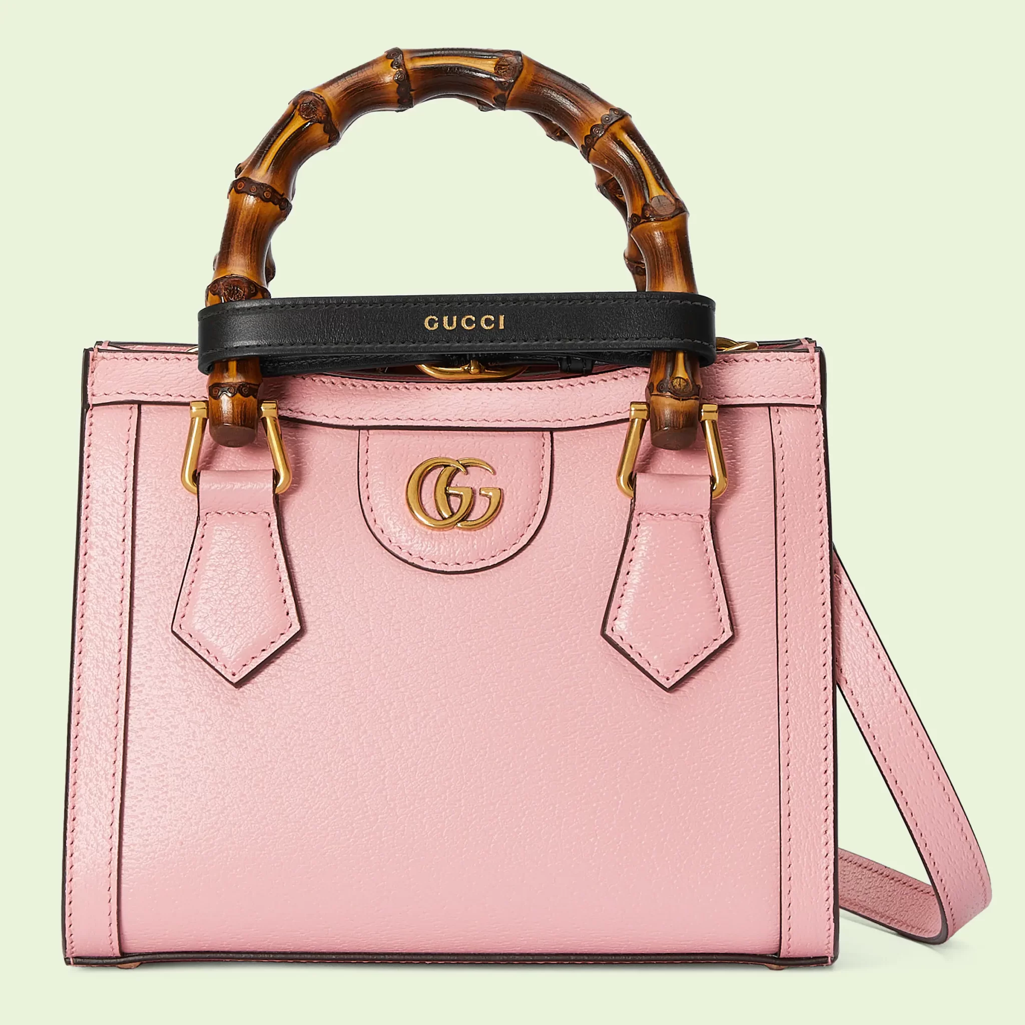 Gucci Bamboo 1947 small top handle bag in white leather | GUCCI® US-saigonsouth.com.vn