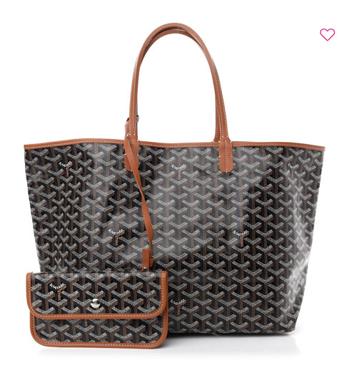 Goyard Customized White 'Butterflies' Monogram St Louis GM Bag at